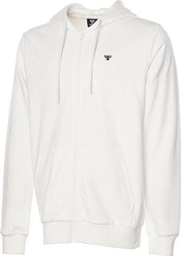 Hummel Hmlt-Ic Icona Zıp Hoodıe Erkek Günlük Sweatshirts 921836-9003 Beyaz - Image 1