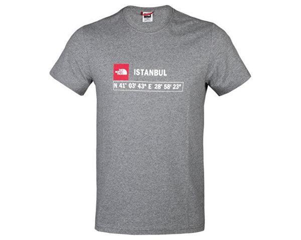 The North Face M Gps Tee  istanbul Rec Erkek Günlük Tişört NF0A7ZC2DYY1 Gri - Image 1