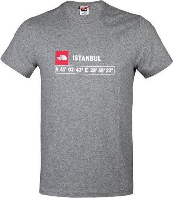 The North Face M Gps Tee  istanbul Rec Erkek Günlük Tişört NF0A7ZC2DYY1 Gri - Image 1