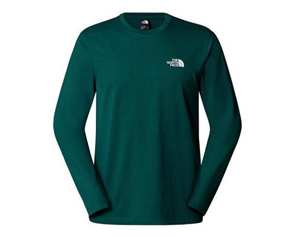 The North Face M L/S Simple Dome Tee Erkek Günlük Uzun Kollu Tişört NF0A87QN6GI1 Yeşil - Image 1