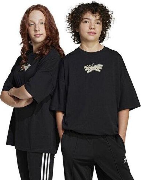 Adidas Loose Tee Çocuk Günlük Tişört JD0368 Siyah - Image 1
