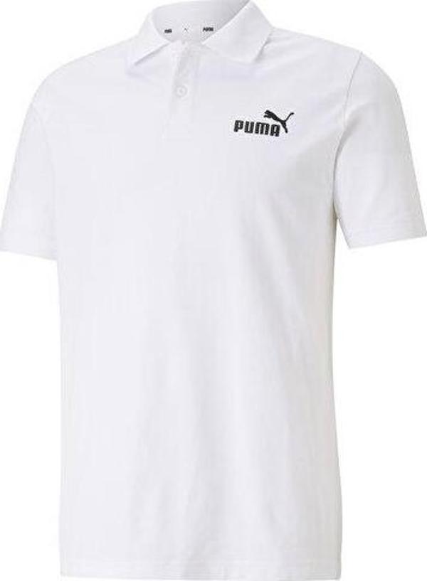 Puma Erkek Günlük Polo Tişört 58667402 Beyaz Ess Pique Polo - Image 1