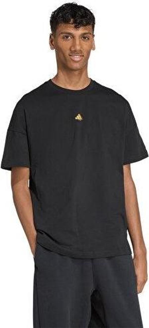 adidas M Fn T-Shirt Erkek Günlük Tişört JV7964 Siyah - Image 1