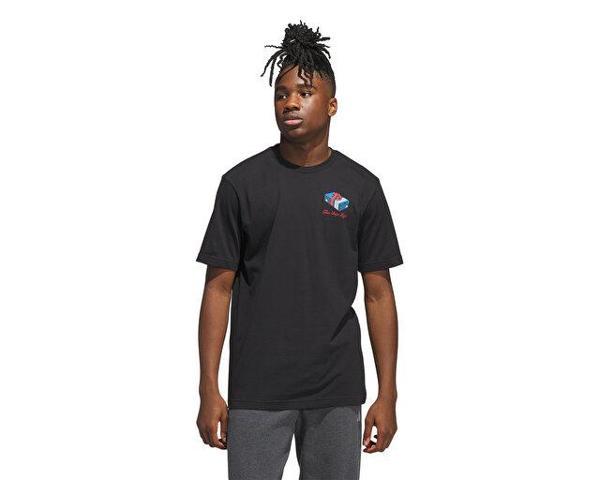 adidas M Hldy Gftbox T Erkek Günlük Tişört JV8438 Siyah - Image 1