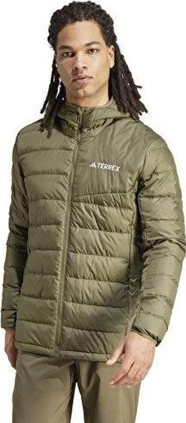 adidas Terrex Mt Down Ho J Erkek Günlük Mont JE6715 Yeşil - Image 1