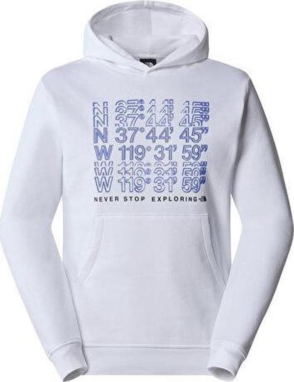 The North Face M SS24 Coordinates Hoodie Erkek Günlük Sweatshirt NF0A87EAFN41 Beyaz - Image 1