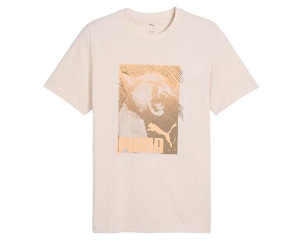 Puma Graphics Photoprint Tee Erkek Günlük Tişört 68483687 Renkli - Image 1