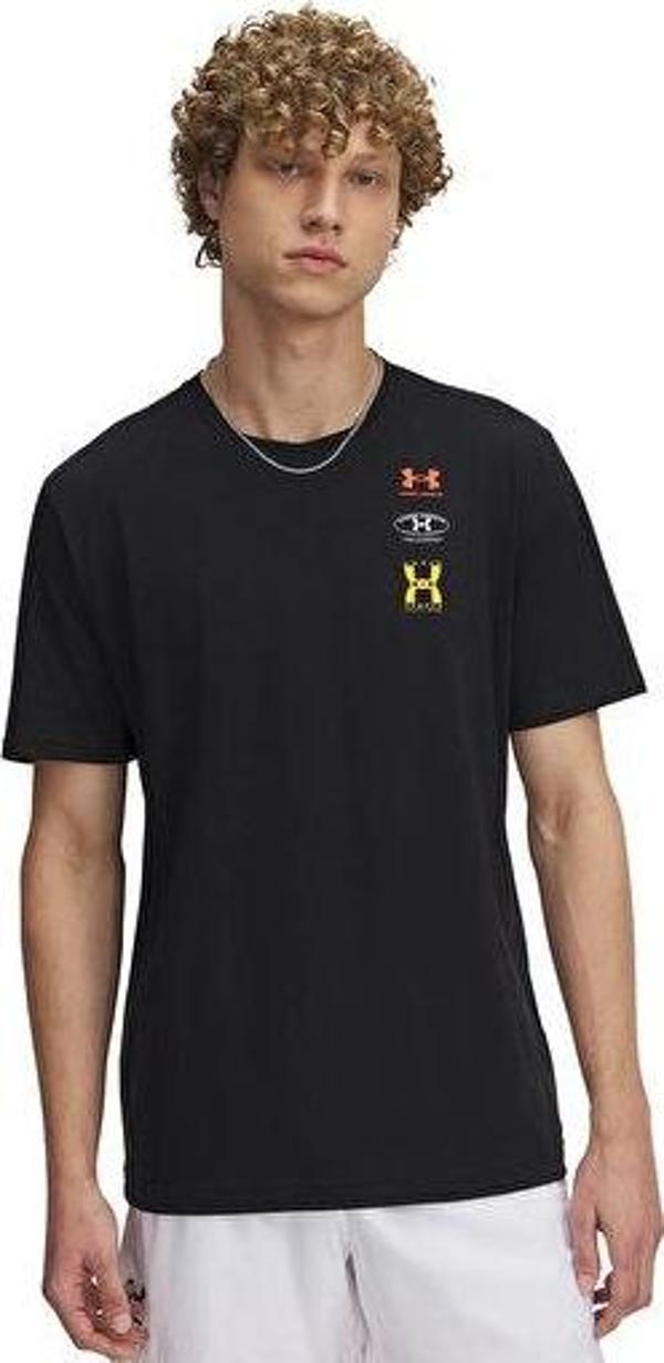 Under Armour Ua M 60/40S Evol Logo Ss Erkek Günlük Tişört 1390165-001 Renkli - Image 1