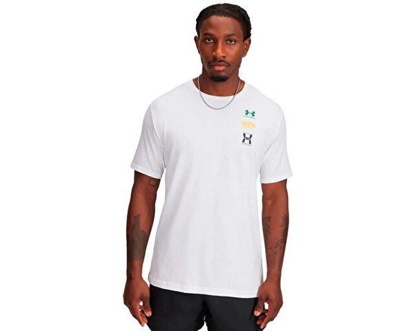 Under Armour Ua M 60/40S Evol Logo Ss Erkek Günlük Tişört 1390165-100 Renkli - Image 1