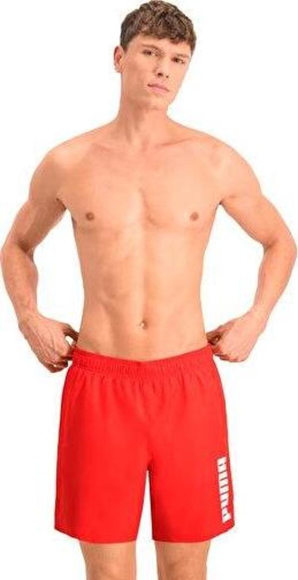Puma Puma Swim Men Mid Shorts 1P Erkek Mayo Şort 93519402 Renkli - Image 1