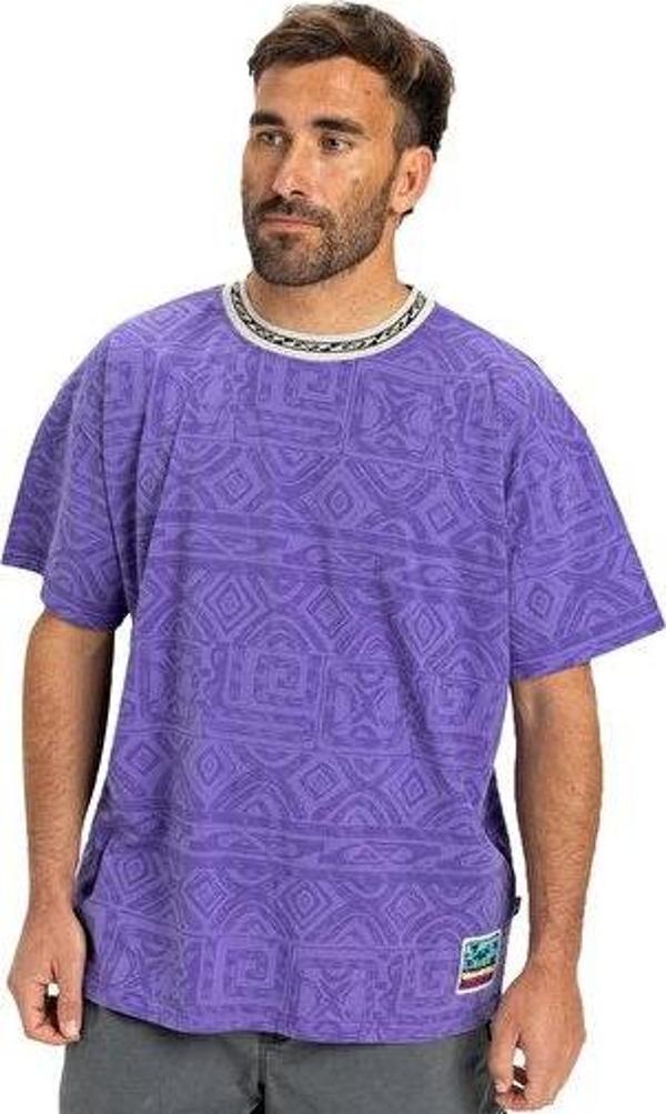 Quiksilver Global Heat Ss Tee Erkek Günlük Tişört EQYKT04365 Mor - Image 1