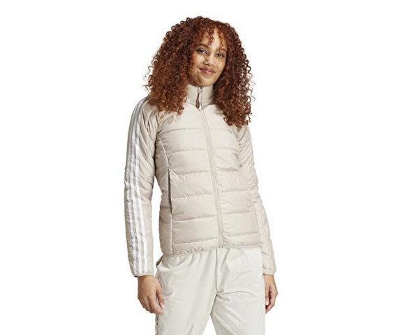 adidas W Ess 3S L D J Kadın Günlük Mont IX8925 Bej - Image 1