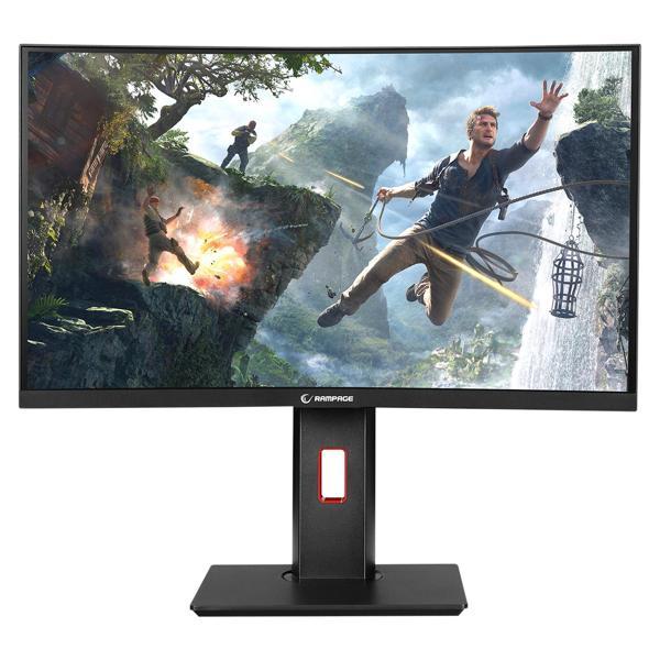 Rampage TRIANGLE TR24R165C 24 165Hz 1ms CSOT VA Full HD RGB Freesync HDR Pivot PC Curved Oyuncu Monitörü - Image 1