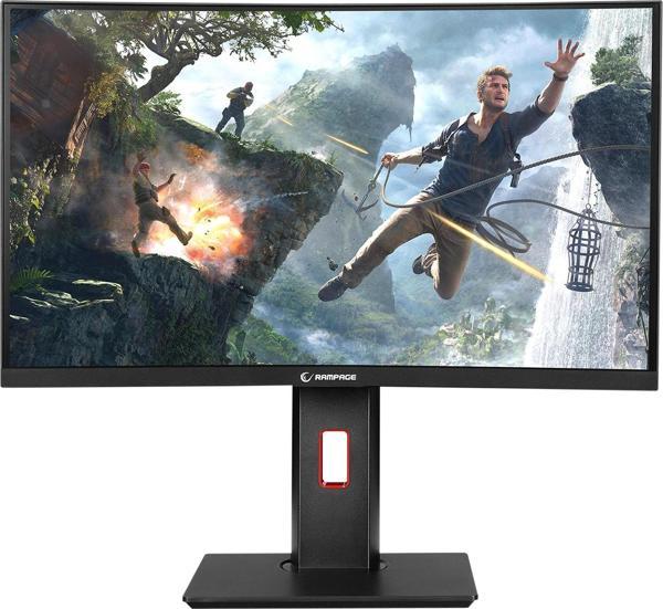 Rampage TRIANGLE TR24R165C 24 165Hz 1ms CSOT VA Full HD RGB Freesync HDR Pivot PC Curved Oyuncu Monitörü - Image 1