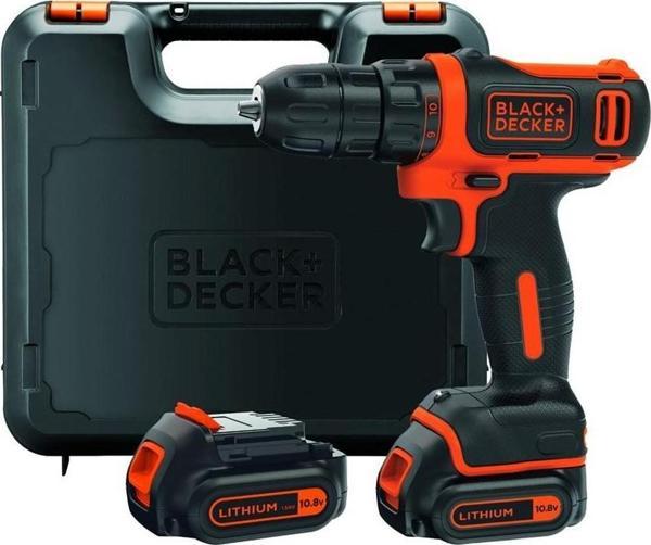 Black&Decker BDCDD12KB-QW 10.8V/1.5Ah Li-ion Çift Akülü Vidalama - Image 1