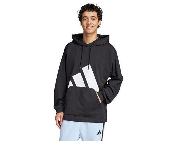 adidas M Bl Sj Hd Erkek Günlük Sweatshirts IN6183 Siyah - Image 1