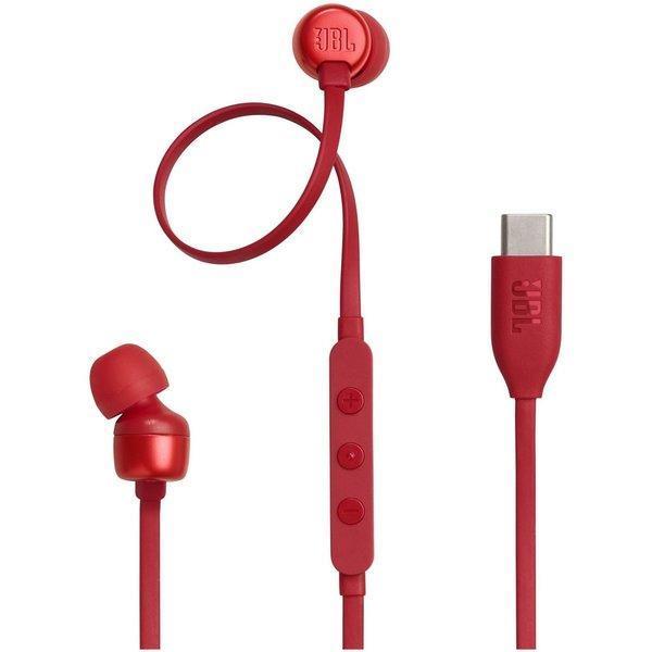 JBL Tune 310C USB-C Kulakiçi Kulaklık Kırmızı - Image 1