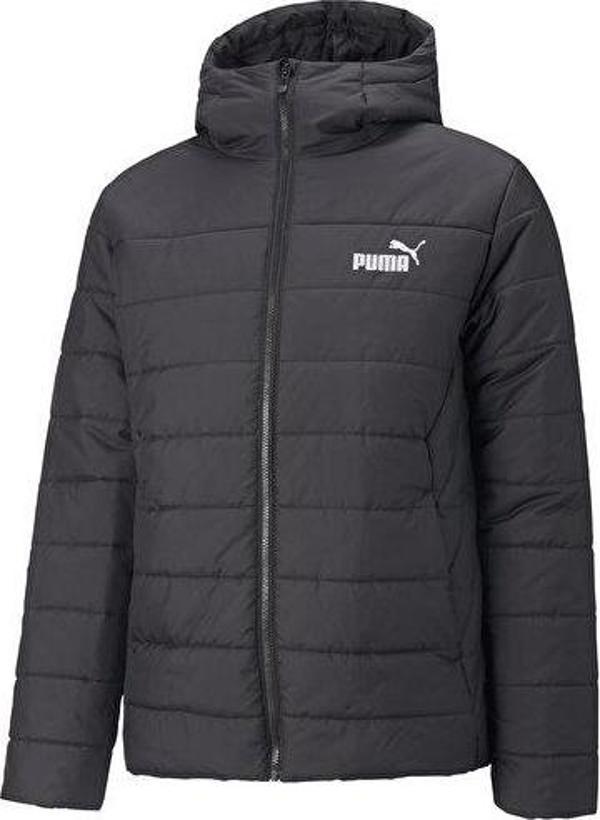 Puma Ess Hooded Padded Jacket Erkek Günlük Mont 84893801 Siyah - Image 1