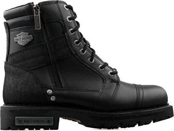 Harley Davidson 025M100637 Carter Black Deri Erkek Günlük Bot 025M100637-CARTER-BLACK-DERI Siyah - Image 1