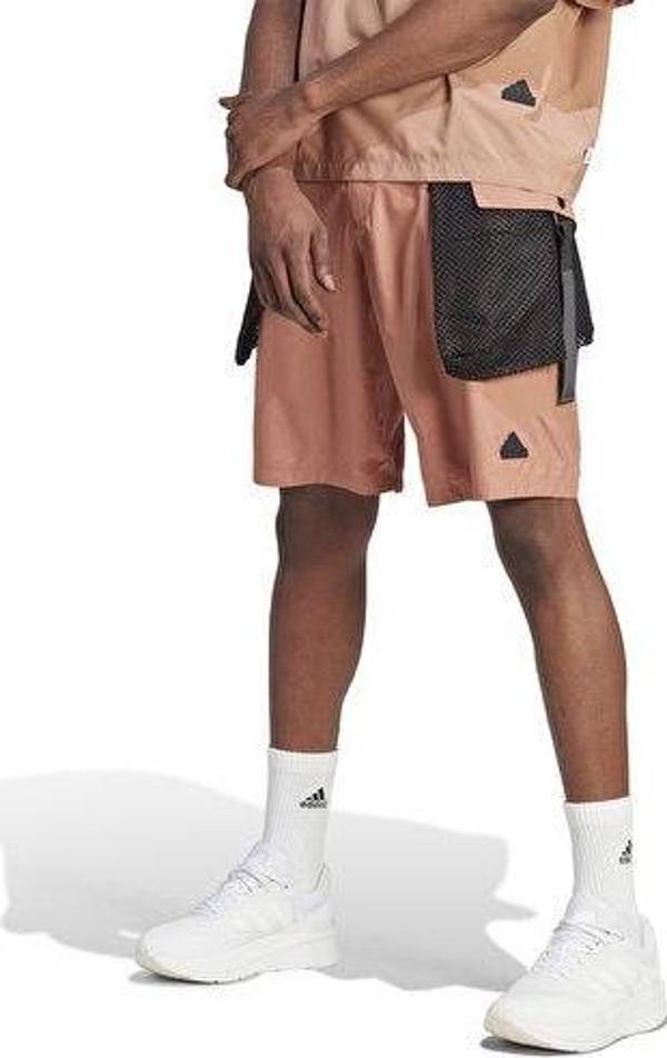 adidas M Ce Q2 Pr Sho Erkek Günlük Şort IA0011 Kahverengi - Image 1