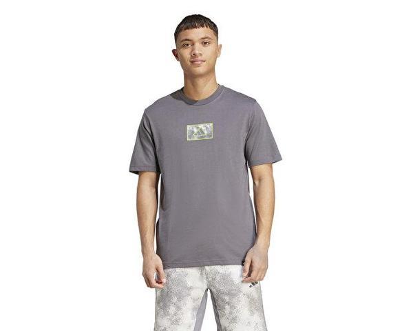 adidas M Camo Exp T Erkek Günlük Tişört JY1841 Gri - Image 1