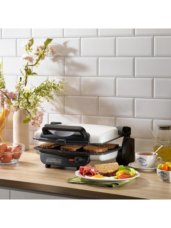 Schafer Contempo Krem Izgara ve Tost Makinesi Krem - Image 1