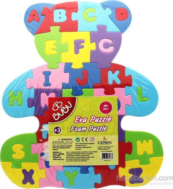 Eva Puzzle Ayı Harfler Çocuk Oyuncağı Yapboz Oyuncak Sağlığa Zararsız Bu-Bu - Image 1