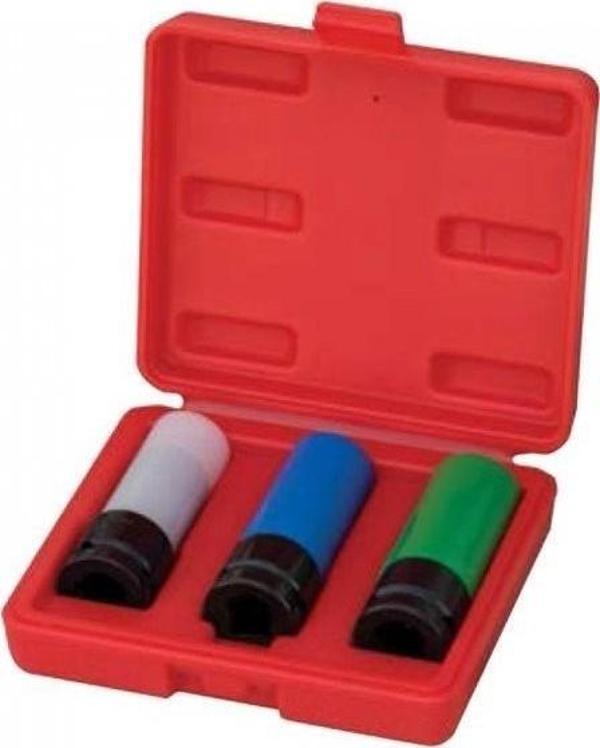 İzeltaş 1/2'' Alaşımlı Jant Lokma Takımı (3 Parça, Mm) - Image 1