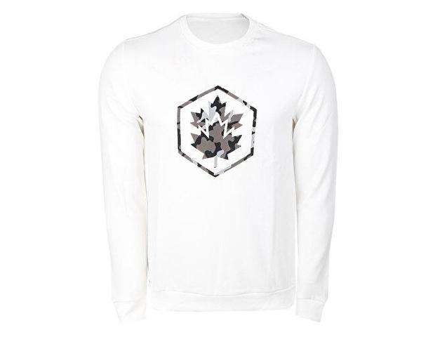 Lumberjack 3W Ml Nedcamo B 16Khk08 3Pr Erkek Günlük Sweatshirts 101480426 Beyaz - Image 1