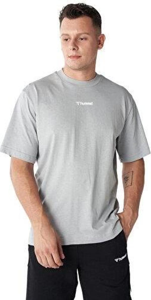 Hummel Hmlsean Oversize Tshirt Erkek Günlük Tişört 911856-2521 Gri - Image 1