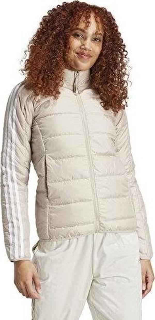 adidas W Ess 3S L D J Kadın Günlük Mont IX8925 Bej - Image 1