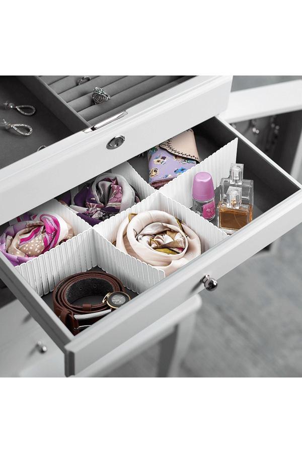 Ar armese Ayarlanabilir Çekmece Düzenleyici 4 Lü 10 X 39 cm Organizers Org-15 - Image 1