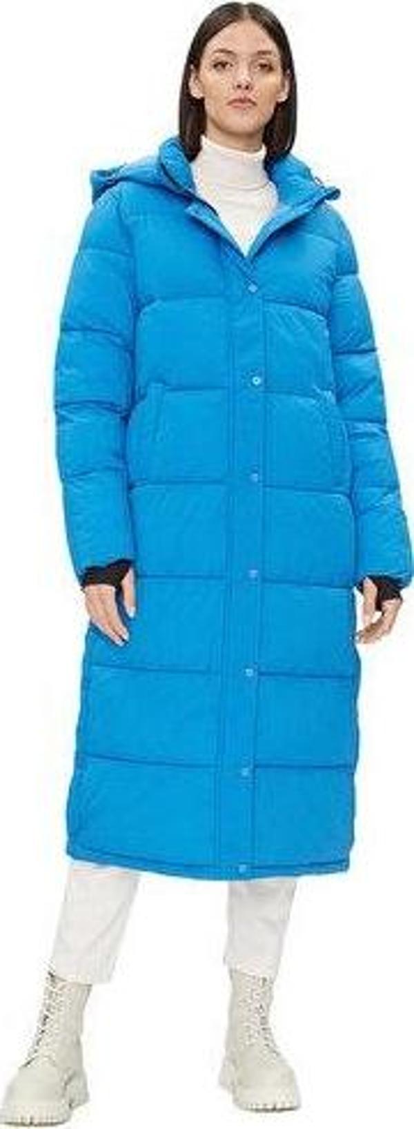 Only Onlann Premium Puffer Coat Kadın Günlük Mont 15287913-DIRECTOIRE-BLUE Mavi - Image 1