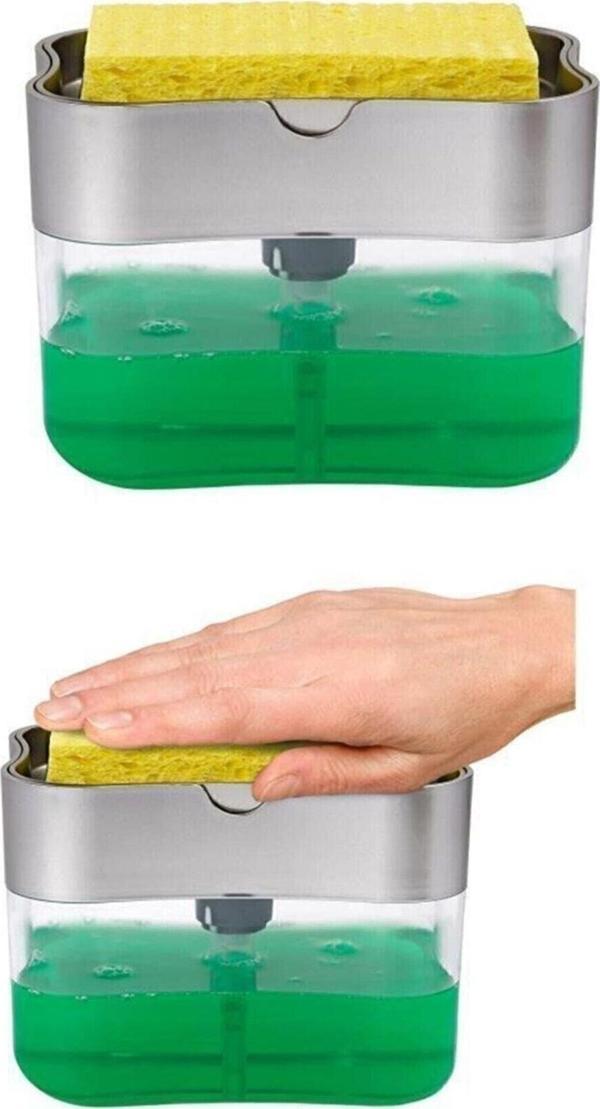 Ar armese Deterjan Hazneli Otomatik Köpürten Dekoratif Sıvı Sabunluk 380 Ml. - Image 1