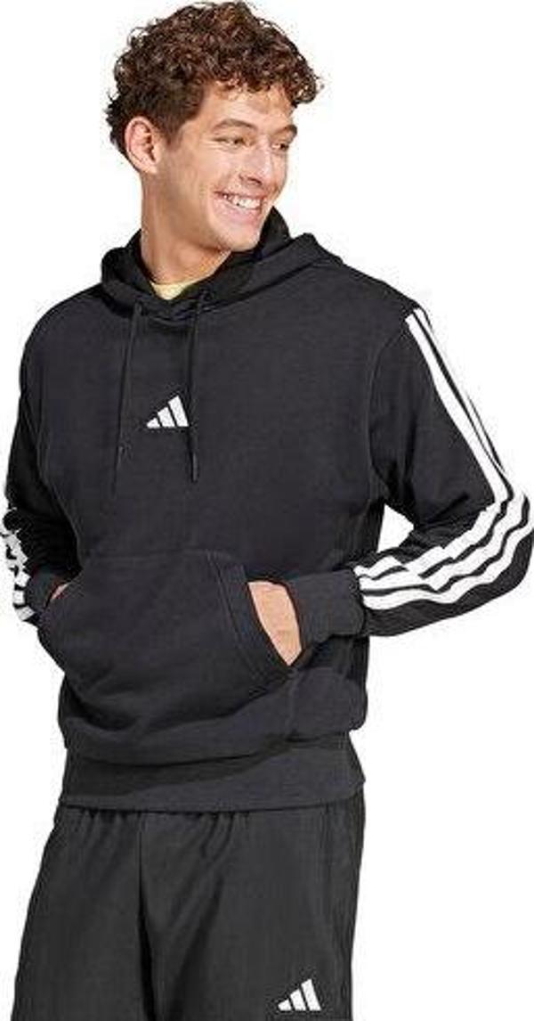 Adidas M 3S Ft Hd Erkek Günlük Sweatshirt JD1874 Siyah - Image 1
