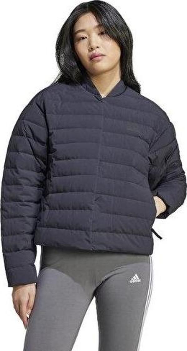 adidas W Helionic L J Kadın Günlük Mont IN6279 Siyah - Image 1
