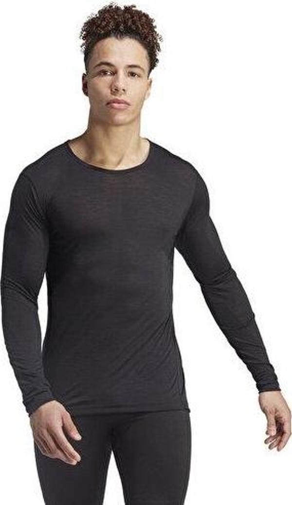 adidas Xpr Mer150 Ls Erkek Uzun Kollu İçlik HZ8559 Siyah - Image 1