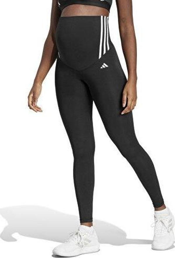 adidas Opt Ess Mat 1/1 Kadın Günlük Hamile Taytı IT2278 Siyah - Image 1