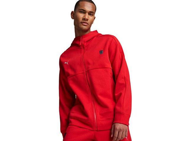 Puma Ferrari Style Sweat Jacket Erkek Günlük Ceket 62709402 Kırmızı - Image 1