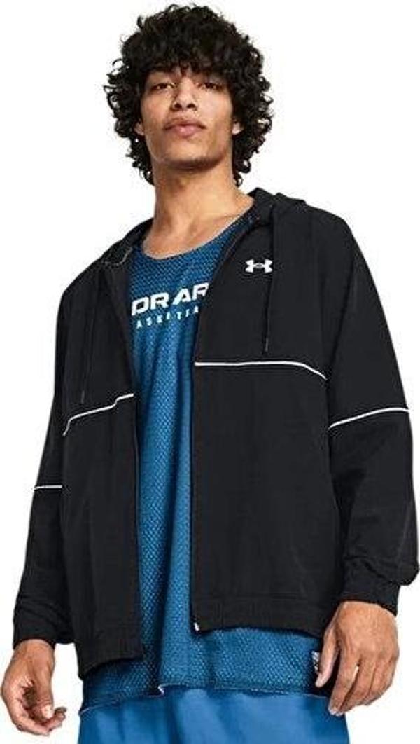 Under Armour Ua Zone Woven Jacket Erkek Günlük Ceket 1383400-001 Siyah - Image 1