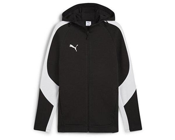 Puma Team Evostripe Hooded Erkek Futbol Kamp Ceketi 65994703 Siyah - Image 1