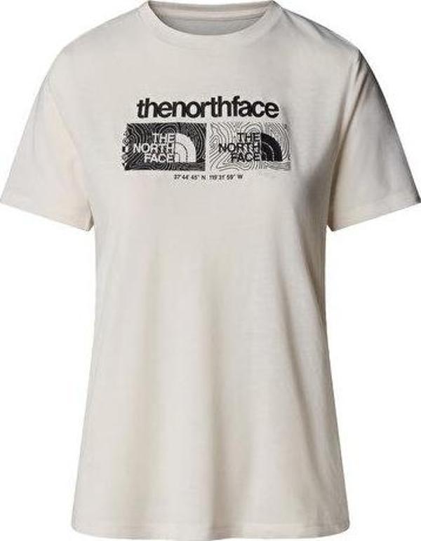 The North Face W Foundation Tee Graphic 1 Kadın Günlük Tişört NF0A8BRZQLI1 Beyaz - Image 1
