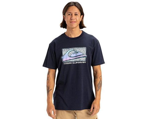 Quiksilver Retro Fade Ss Erkek Günlük Tişört EQYZT08058-KTP0 Lacivert - Image 1