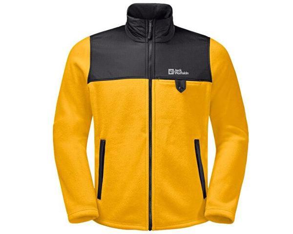 Jack Wolfskin Dna Grizzly Fz Erkek Outdoor Polar Ceket 1709982-3802 Sarı - Image 1
