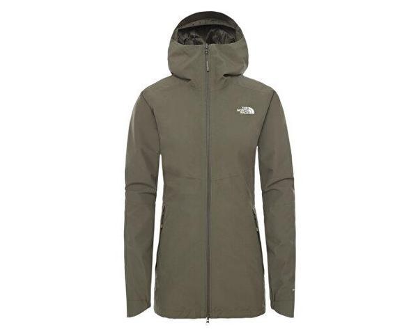 The North Face W Hikesteller Parka Shell Jacket Kadın Outdoor Montu NF0A3BVI21L1 Haki - Image 1