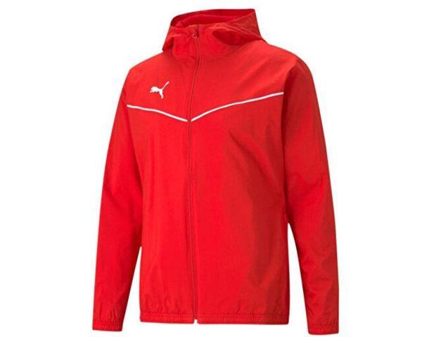 Puma Teamrise All Weather Jacket Erkek Futbol Antrenman Ceketi 65739601 Kırmızı - Image 1