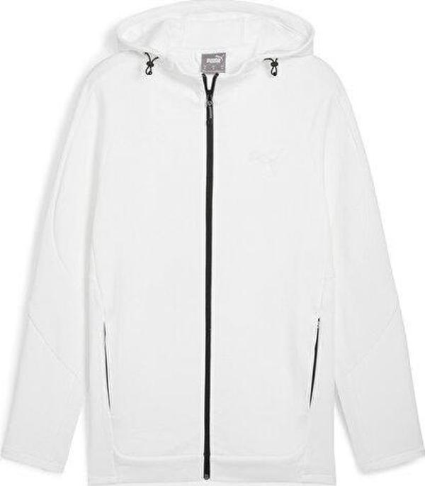 Puma Evostripe Full-Zip Hoodie Erkek Günlük Ceket 68170002 Beyaz - Image 1