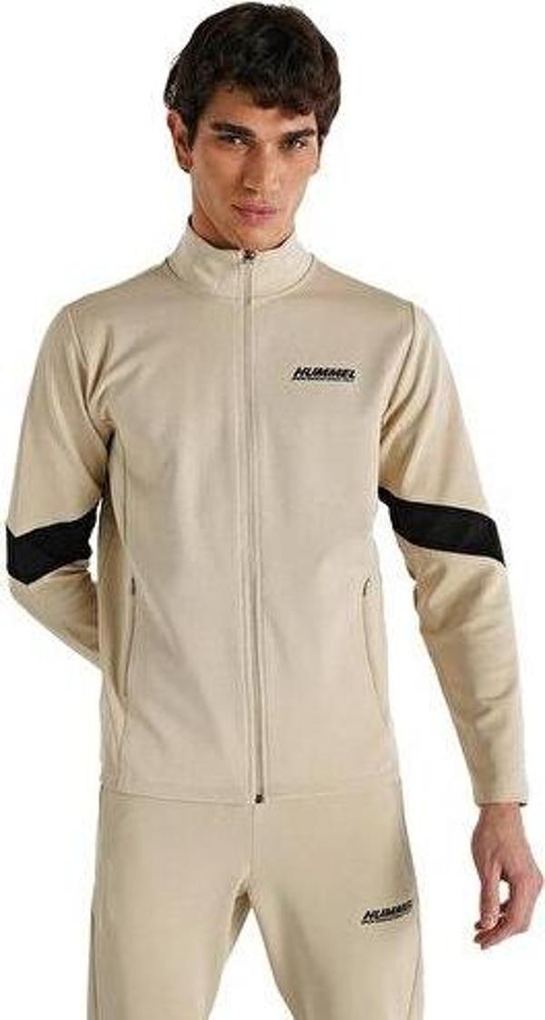 Hummel Rossi Zip Jacket Erkek Günlük Ceket 922292-9033 Bej - Image 1