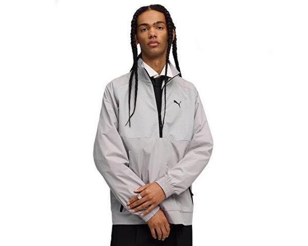 Puma Pumatech Half-Zip Crew Erkek Günlük Ceket 63210163 Gri - Image 1