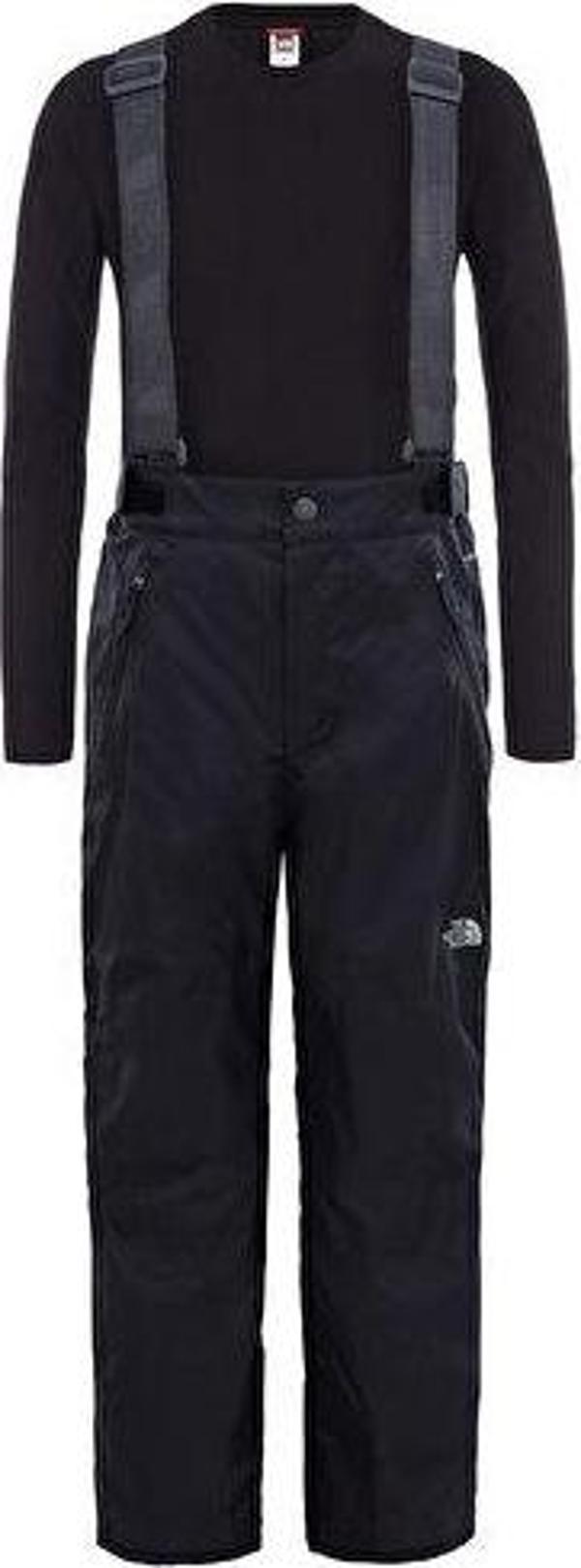 The North Face Siyah Çocuk Kayak Pantolonu T934Vxjk3 Y Snowquest Suspender Plus Pant - Image 1
